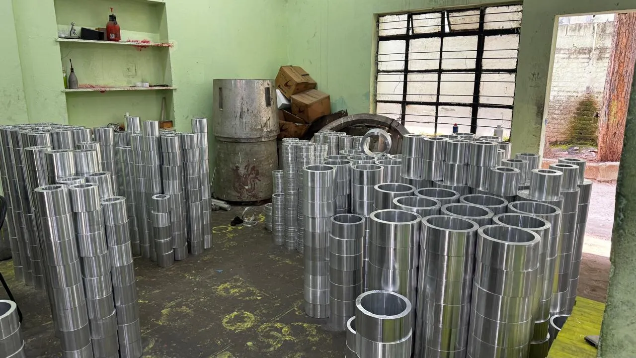 RAFTEC works floor, finished forgings