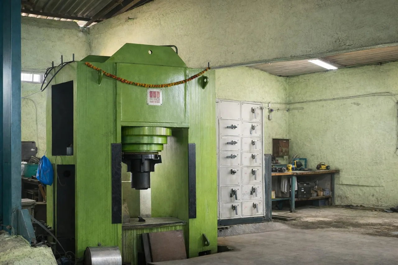 1200 Ton Hydraulic Press at RAFTEC's forging plant