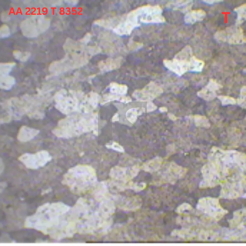 AA 2219 T8352 microstructure report 06