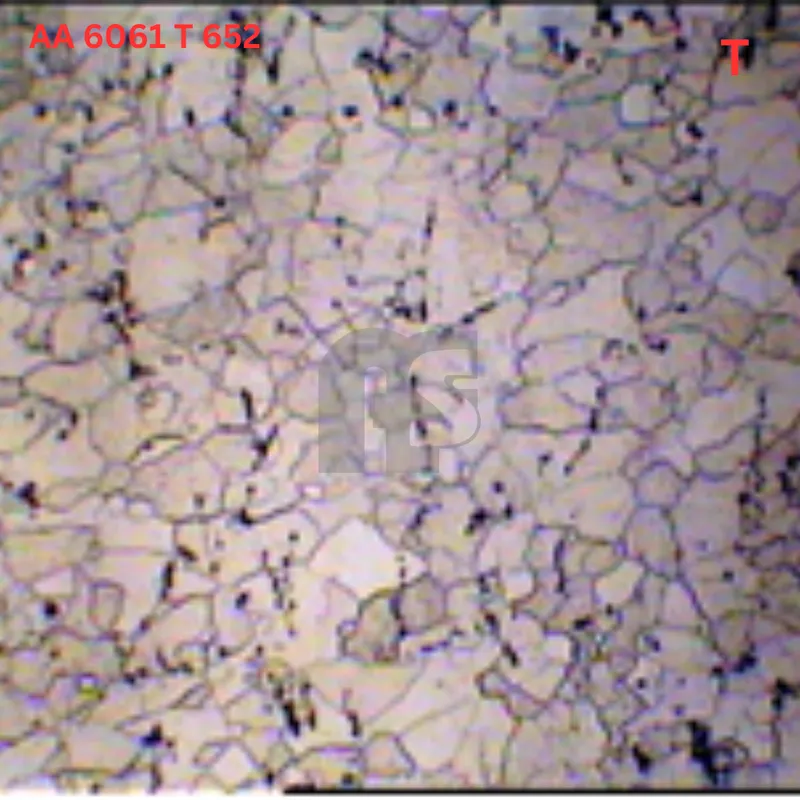 AA 6061 T652 microstructure report 02