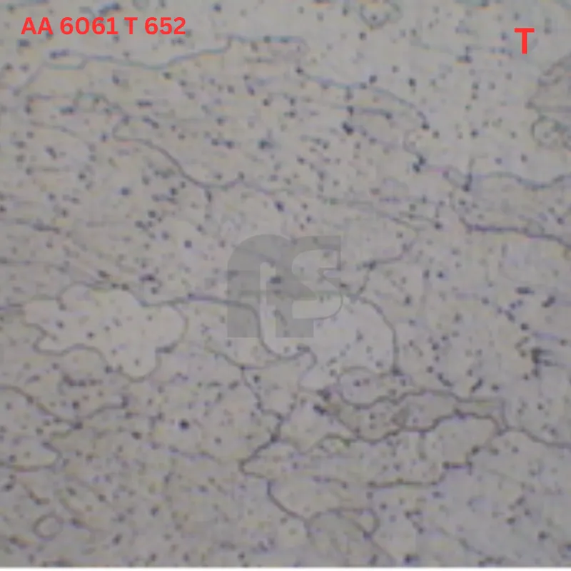 AA 6061 T652 microstructure report 09